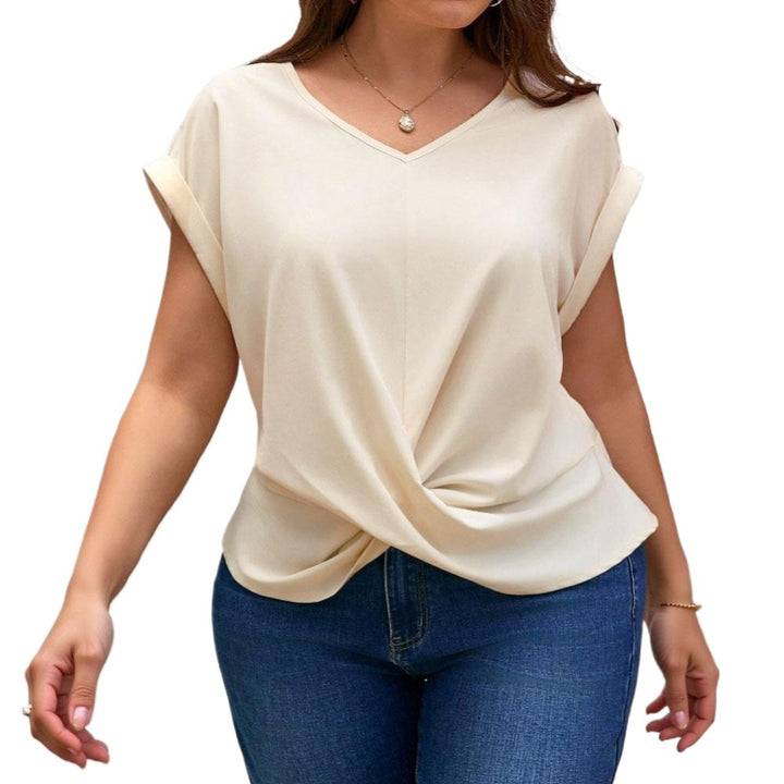 Damen casual V-neck blouse top Mirla-Eva Jonsson