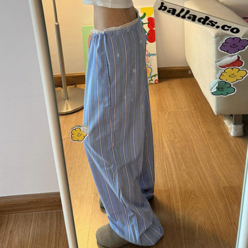 Damen casual and comfortable sleep pants with high waist and drawstring Mirla-Eva Jonsson