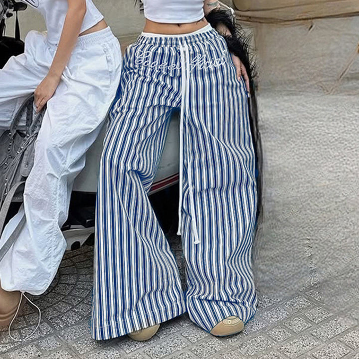 Damen casual and comfortable sleep pants with high waist and drawstring Mirla-Eva Jonsson