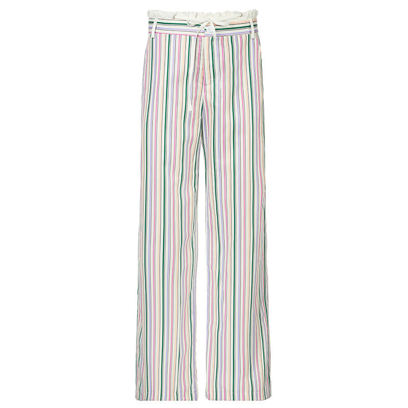 Damen casual and comfortable sleep pants with high waist and drawstring Mirla-Eva Jonsson