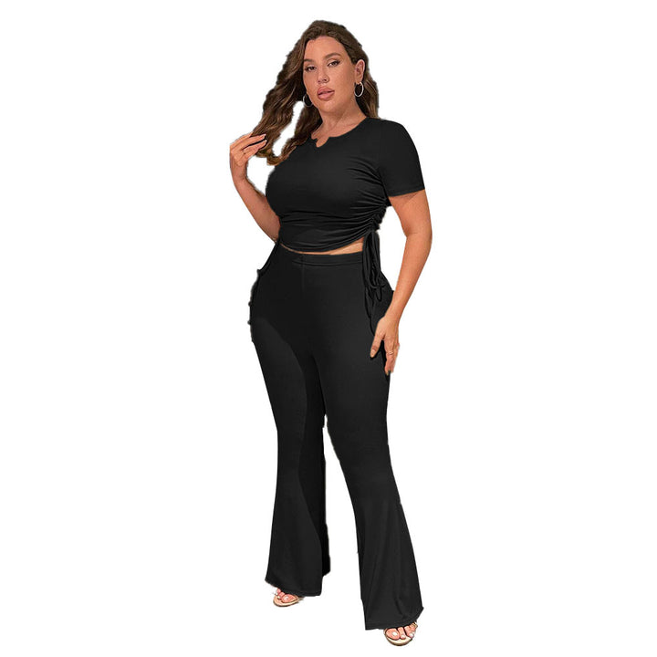 Damen casual jumpsuit mit elastischer taillierung und raffungen Mirla-Eva Jonsson