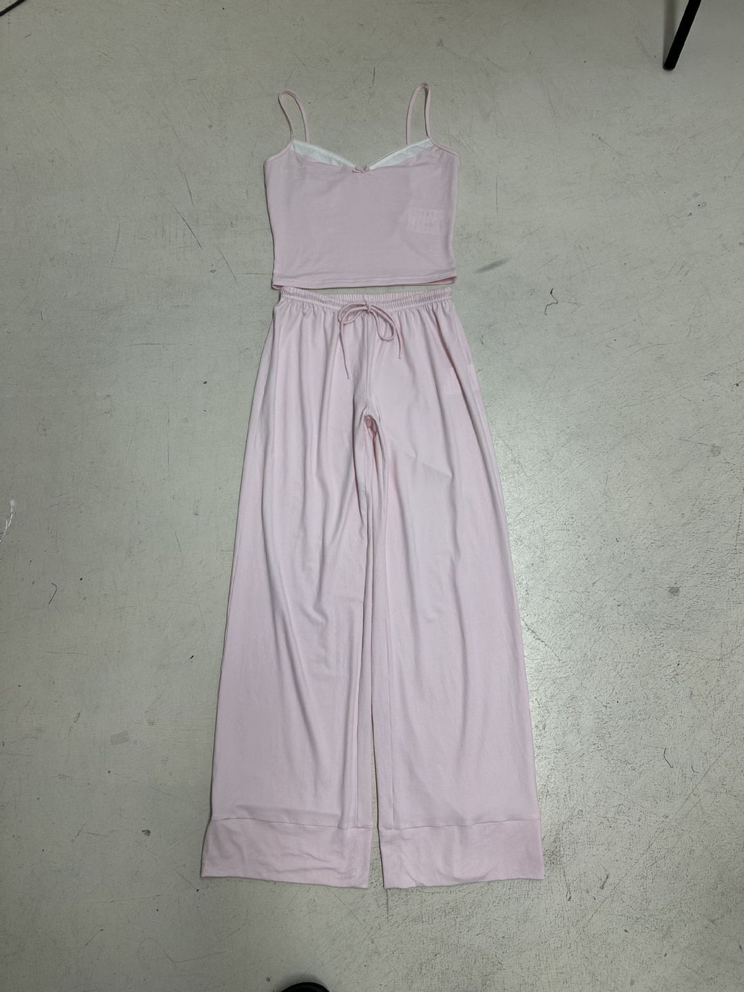 Damen casual jumpsuit mit weitem bein und verstellbarem bund Mirla-Eva Jonsson