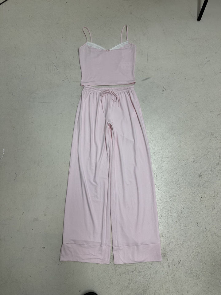 Damen casual jumpsuit mit weitem bein und verstellbarem bund Mirla-Eva Jonsson