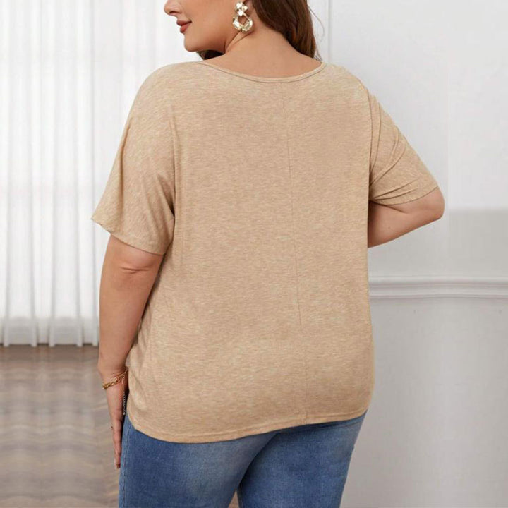 Damen casual, knotted top with V-neck Mirla-Eva Jonsson