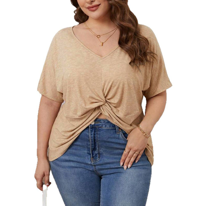 Damen casual, knotted top with V-neck Mirla-Eva Jonsson