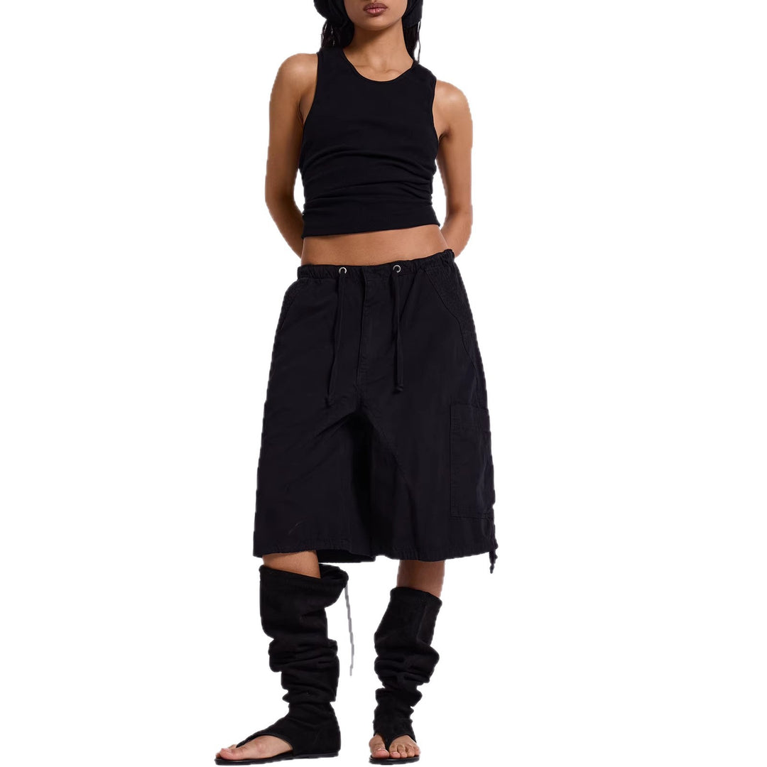 Damen casual kurze Cargo-Shorts mit verstellbarem Bund und praktischen Taschen Mirla-Eva Jonsson