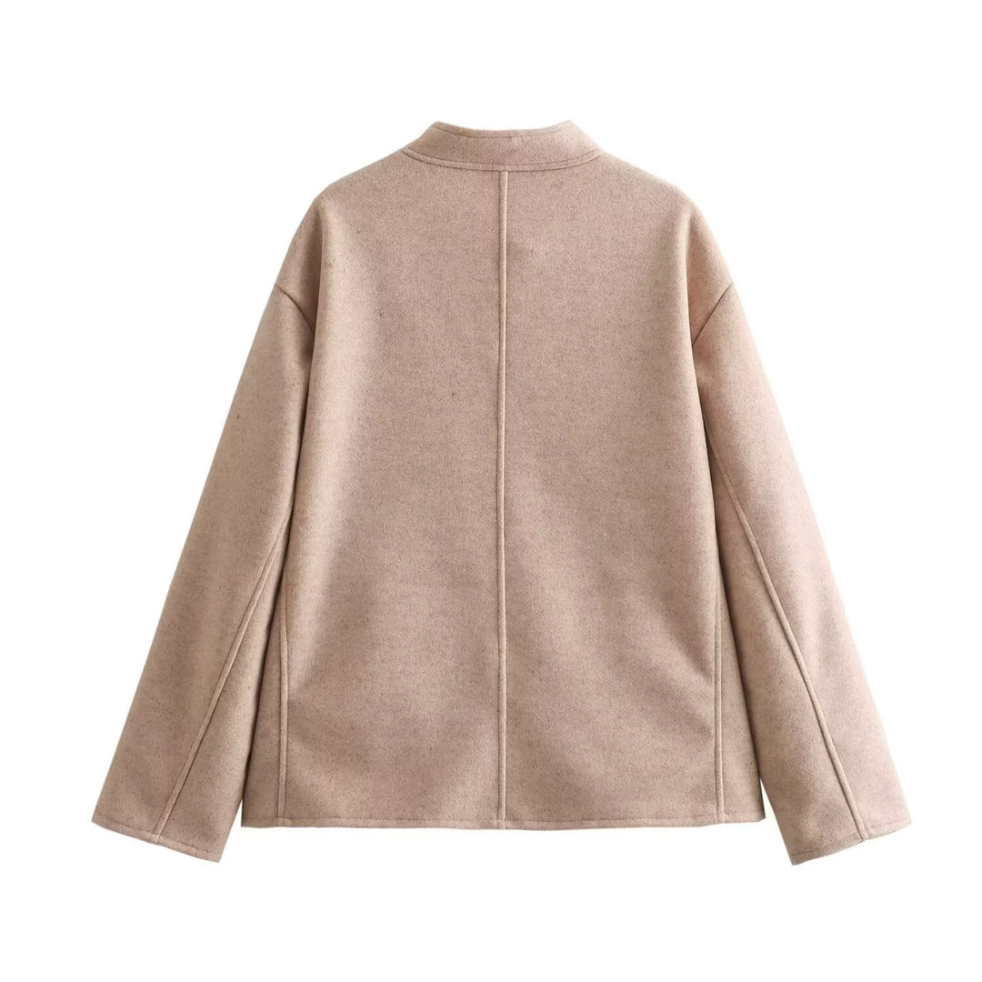 Damen casual oversized-jacka med praktiska fickor Mirla-Eva Jonsson