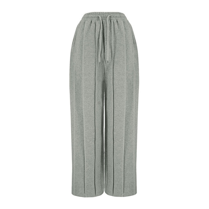 Damen casual plissee-pants med elastisk midja Mirla-Eva Jonsson