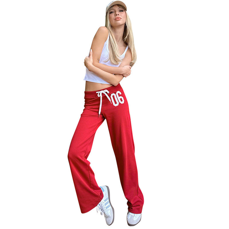 Damen casual sweatpants with elastic waistband and side pockets Mirla-Eva Jonsson