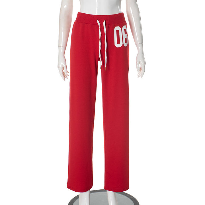 Damen casual sweatpants with elastic waistband and side pockets Mirla-Eva Jonsson