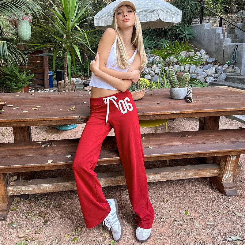 Damen casual sweatpants with elastic waistband and side pockets Mirla-Eva Jonsson