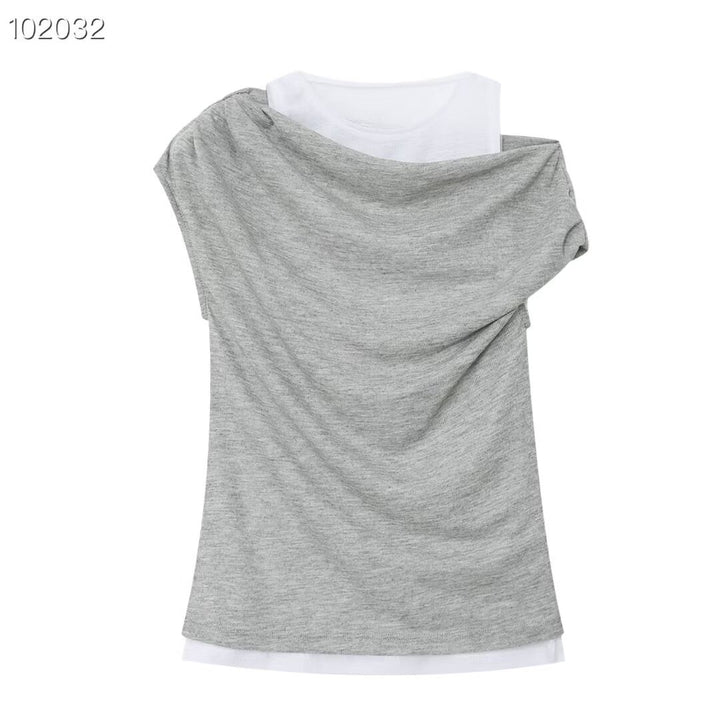 Damen casual sweatshirt mit innovativ oversize-snitt och trendiga draperingar Mirla-Eva Jonsson