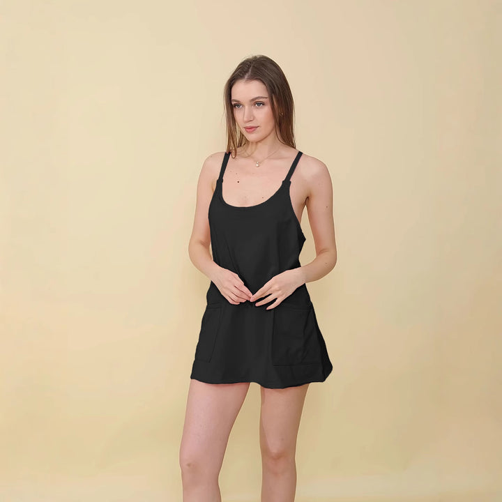 Damen casual tank dress with pockets Mirla-Eva Jonsson