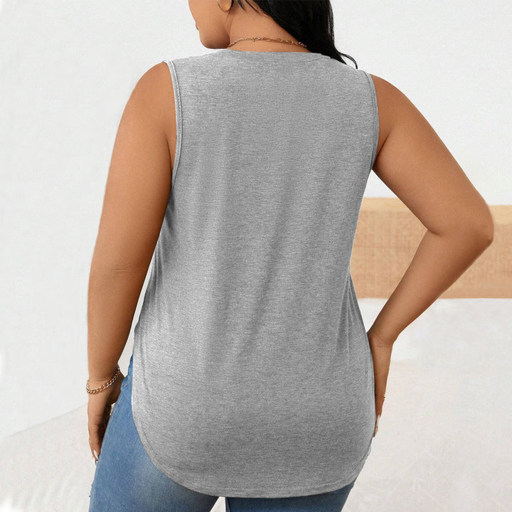 Damen casual tank top mit seitlichen slits und stylish cut Mirla-Eva Jonsson