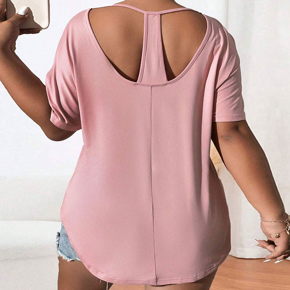 Damen casual top mit schickem shoulder design und weichem material Mirla-Eva Jonsson