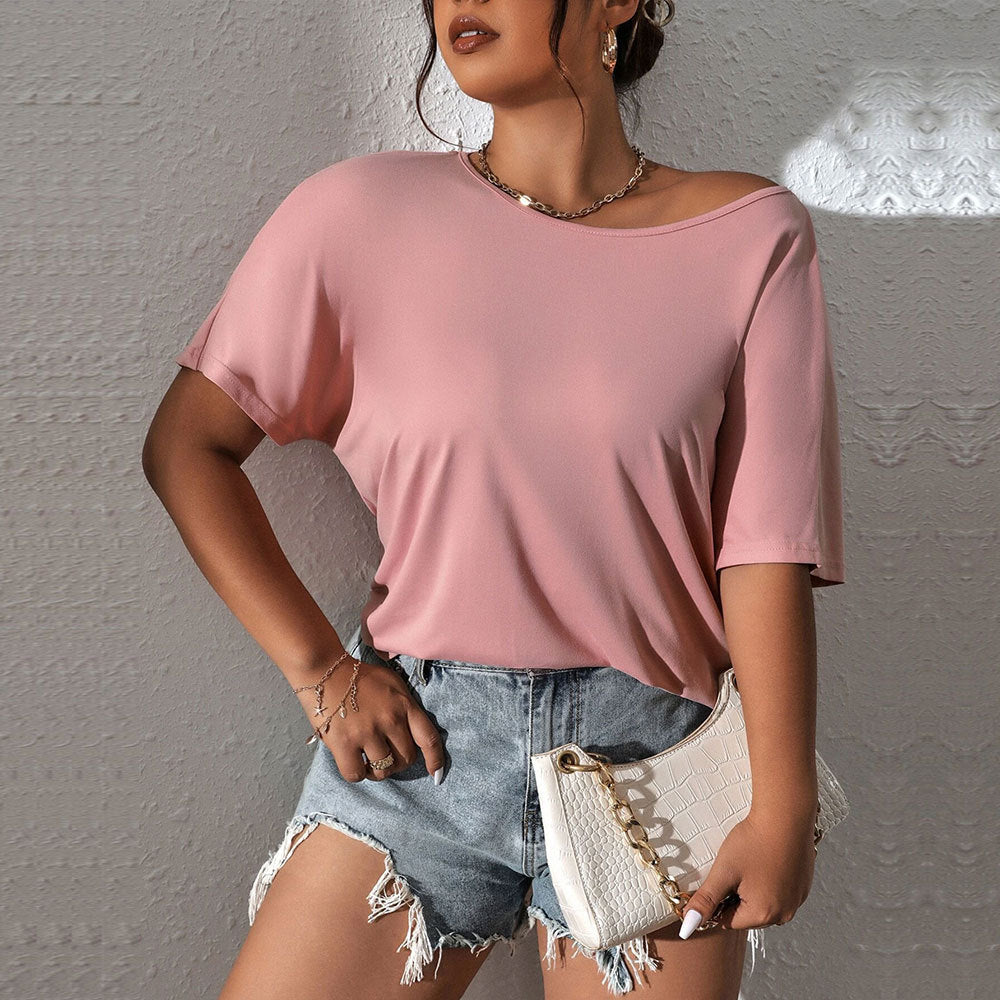 Damen casual top mit schickem shoulder design und weichem material Mirla-Eva Jonsson