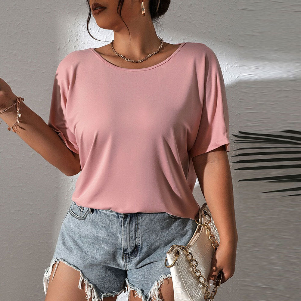 Damen casual top mit schickem shoulder design und weichem material Mirla-Eva Jonsson