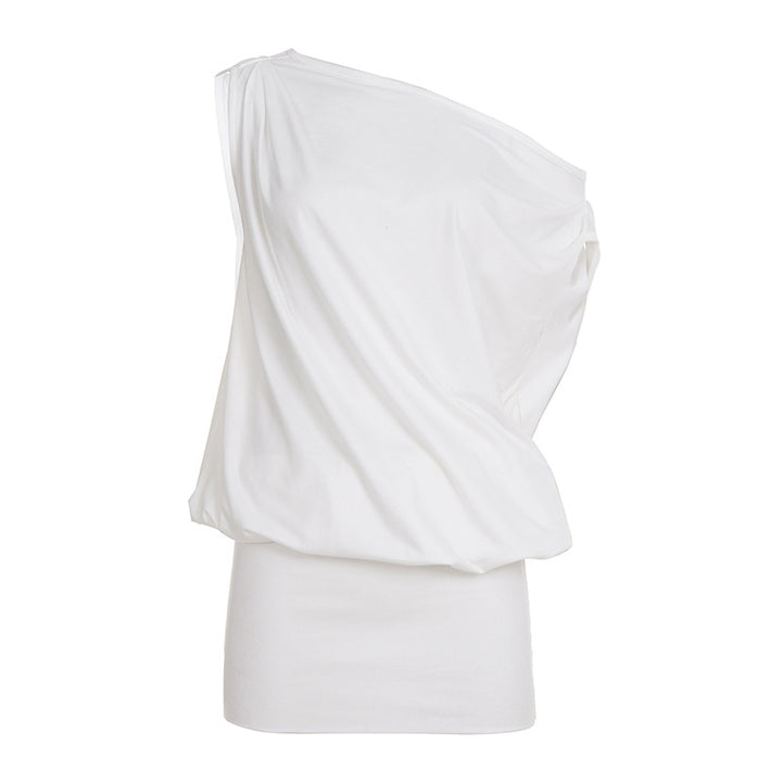 Damen casual top mit schickem wickeldesign und langen ärmeln Mirla-Eva Jonsson