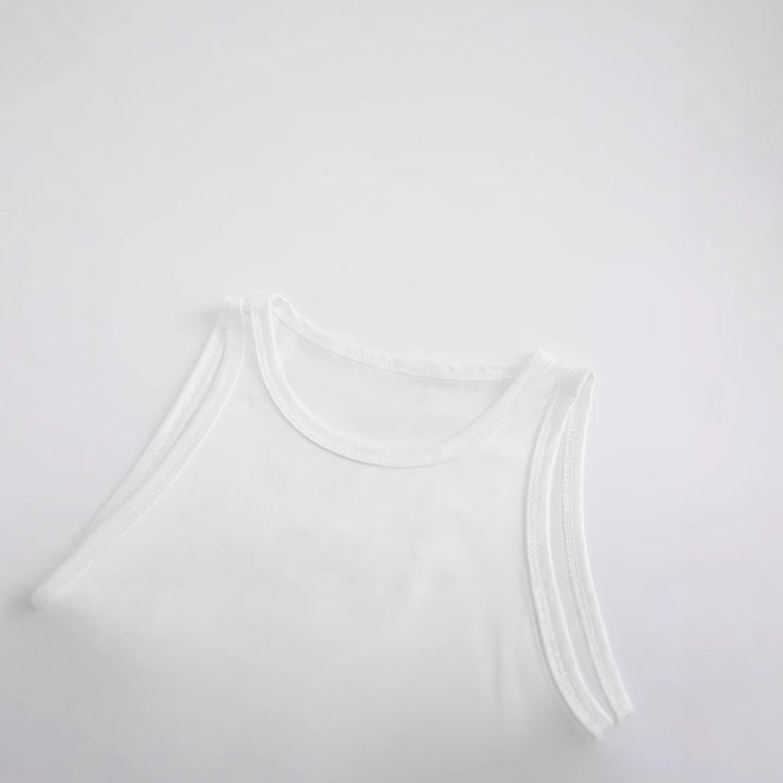 Damen crop top med spännande hjärtmotiv och moderiktig text Mirla-Eva Jonsson
