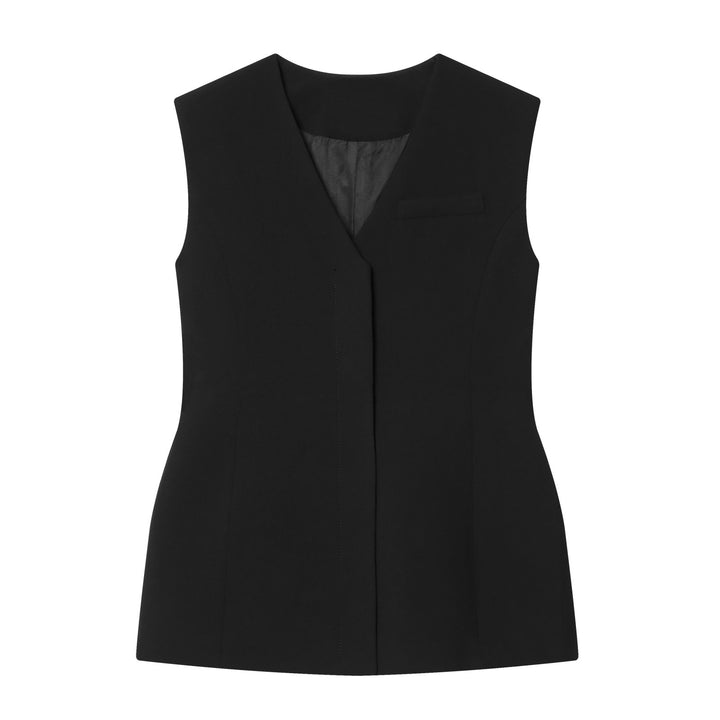 Damen elegant ärmlös blus Mirla-Eva Jonsson