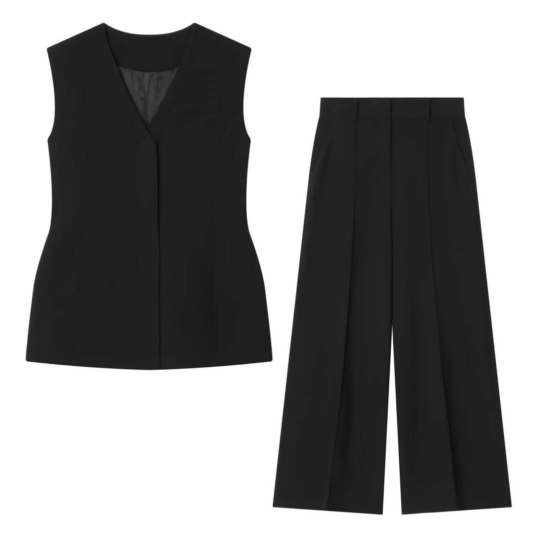 Damen elegant ärmlös blus Mirla-Eva Jonsson
