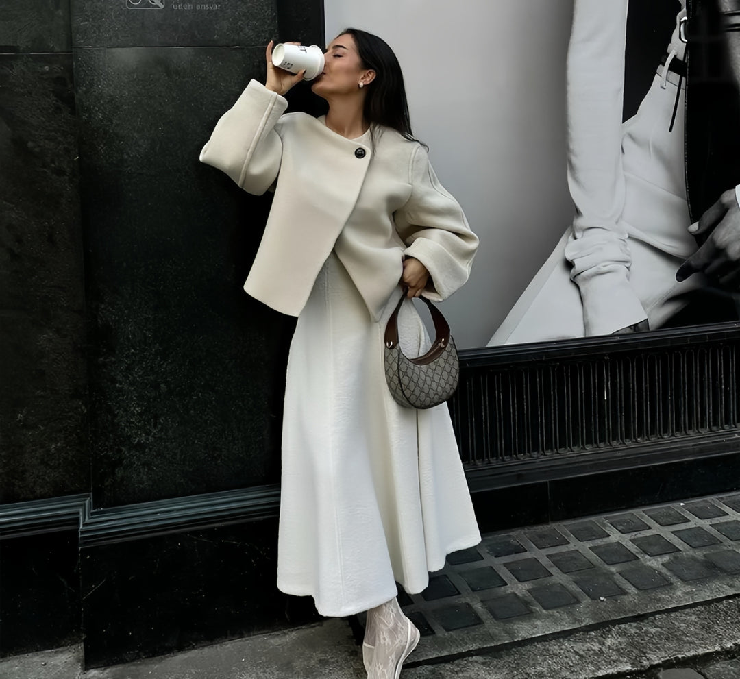 Damen elegant inbakad jacka Mirla-Eva Jonsson