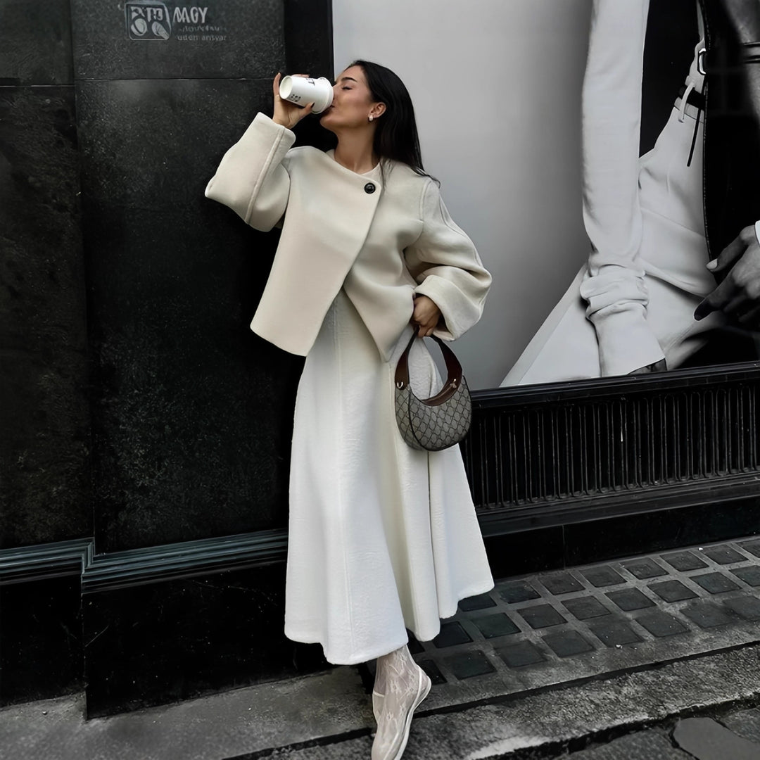 Damen elegant inbakad jacka Mirla-Eva Jonsson