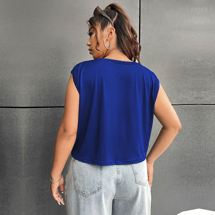 Damen elegant wrap top with ruffle details and fashionable neckline Mirla-Eva Jonsson