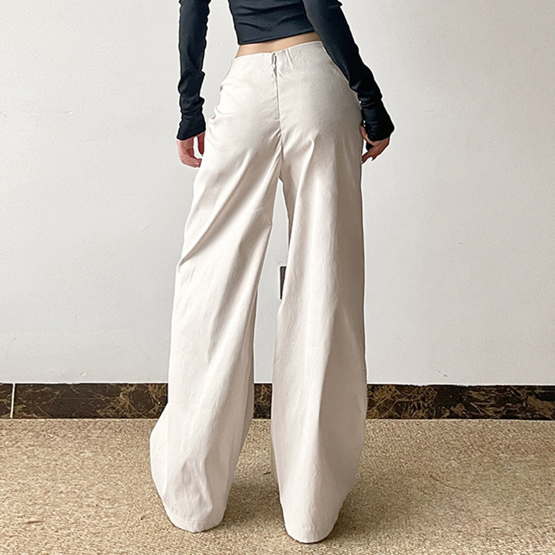 Damen eleganta Palazzo-byxor med raffinerad drapering Mirla-Eva Jonsson