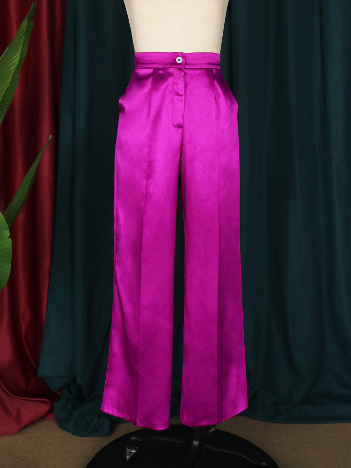 Damen eleganta vida Satinbyxor Mirla-Eva Jonsson