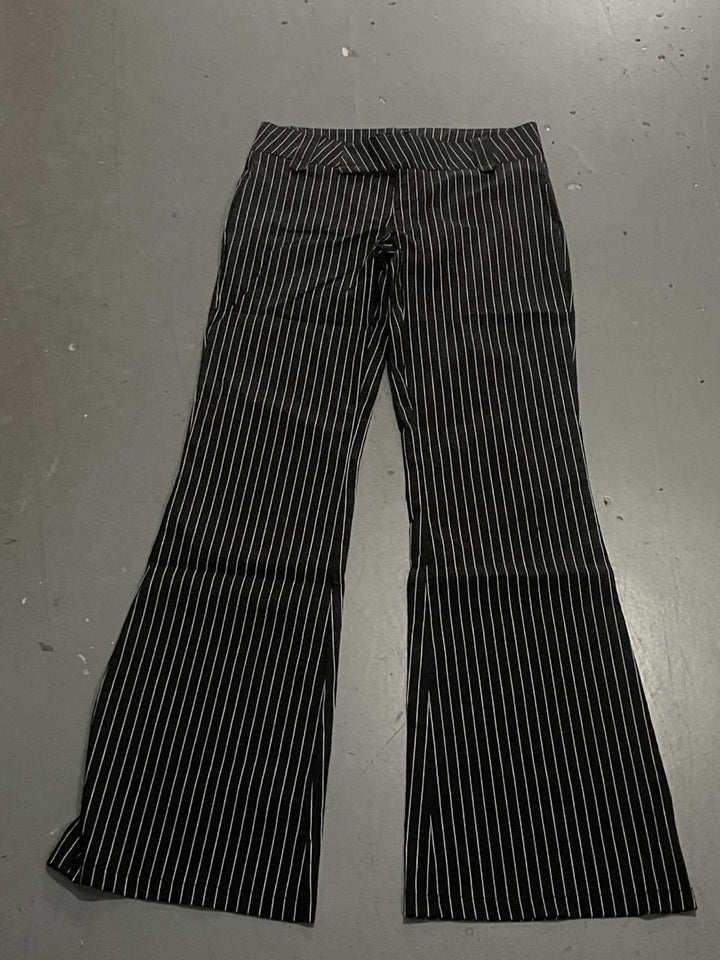 Damen elegante flared-hose mit vertikalen Streifen Mirla-Eva Jonsson