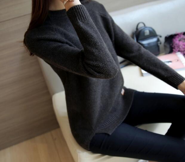 Damen eleganter Strickpullover mit strukturiertem Gewebe Mirla-Eva Jonsson