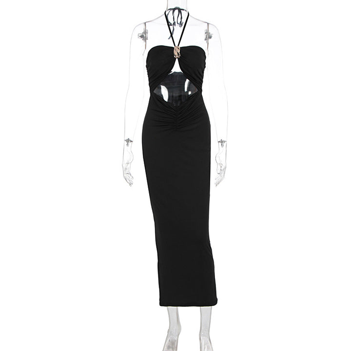 Damen figurbetontes Abendkleid mit schulterfreiem Design und eleganter Drapierung Mirla-Eva Jonsson