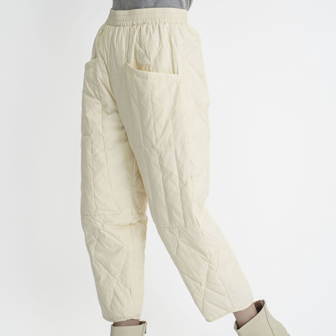 Damen gefütterte Freizeithose mit elastischem Bund und Taschen Mirla-Eva Jonsson