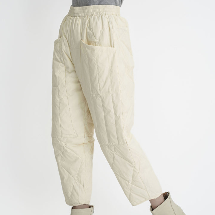 Damen gefütterte Freizeithose mit elastischem Bund und Taschen Mirla-Eva Jonsson