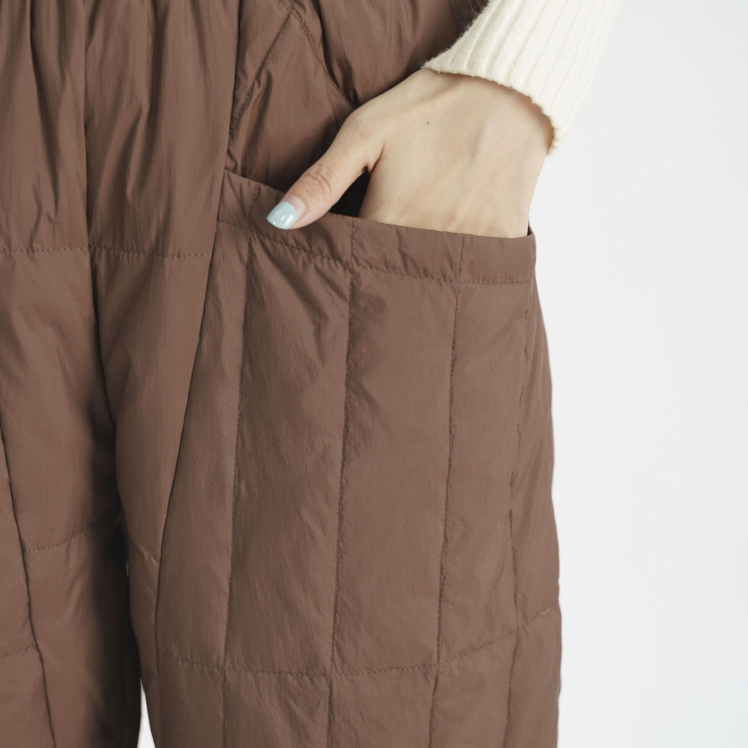 Damen gefütterte Freizeithose mit elastischem Bund und Taschen Mirla-Eva Jonsson