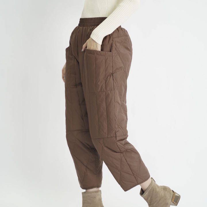 Damen gefütterte Freizeithose mit elastischem Bund und Taschen Mirla-Eva Jonsson