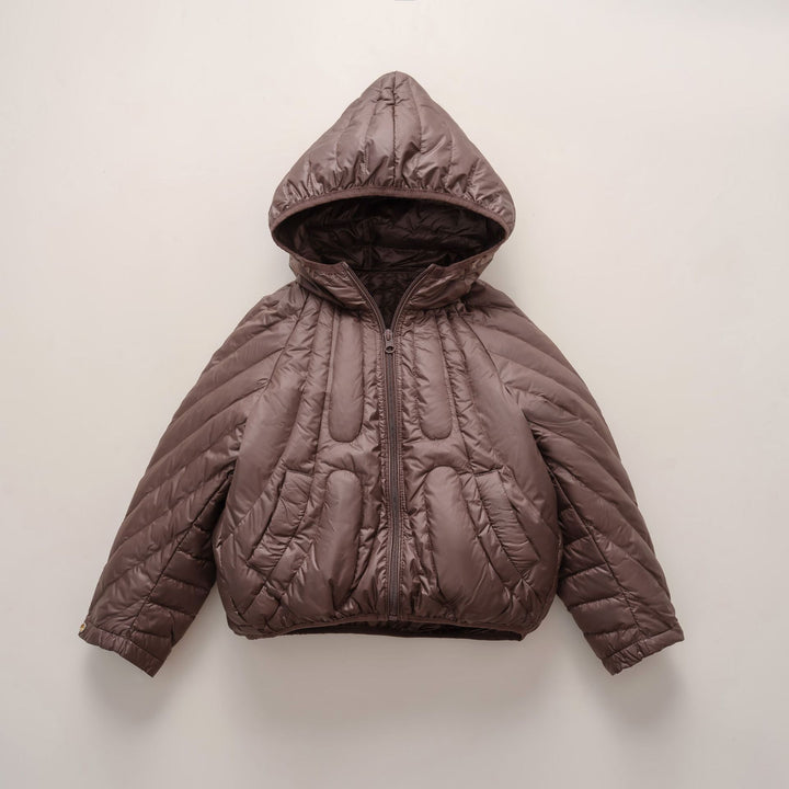 Damen gesteppte Jacke mit Kapuze und trendigem Design Mirla-Eva Jonsson