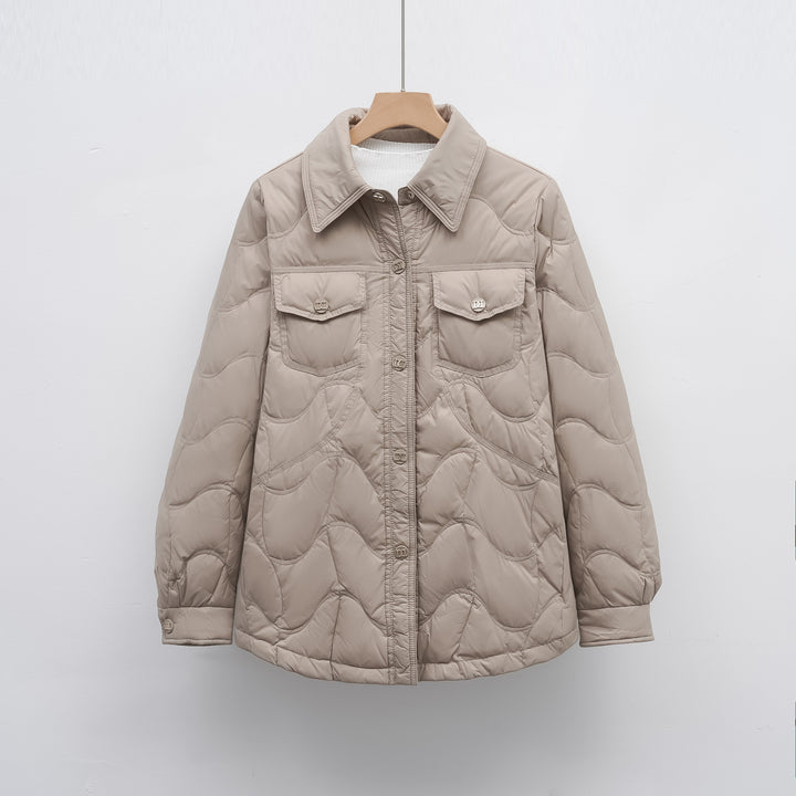 Damen gesteppte Outdoor-Jacke mit Taschen und bequemer Passform Mirla-Eva Jonsson