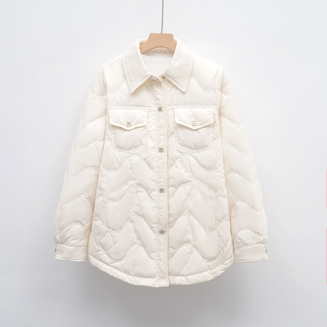 Damen gesteppte Outdoor-Jacke mit Taschen und bequemer Passform Mirla-Eva Jonsson