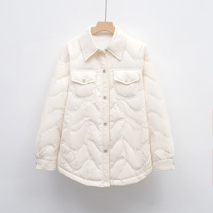 Damen gesteppte Outdoor-Jacke mit Taschen und bequemer Passform Mirla-Eva Jonsson