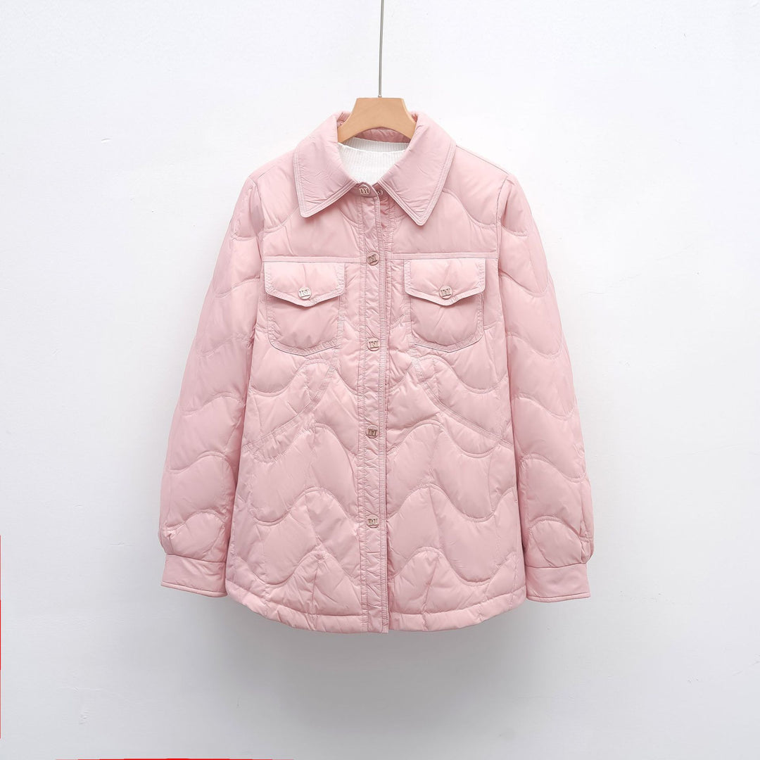 Damen gesteppte Outdoor-Jacke mit Taschen und bequemer Passform Mirla-Eva Jonsson