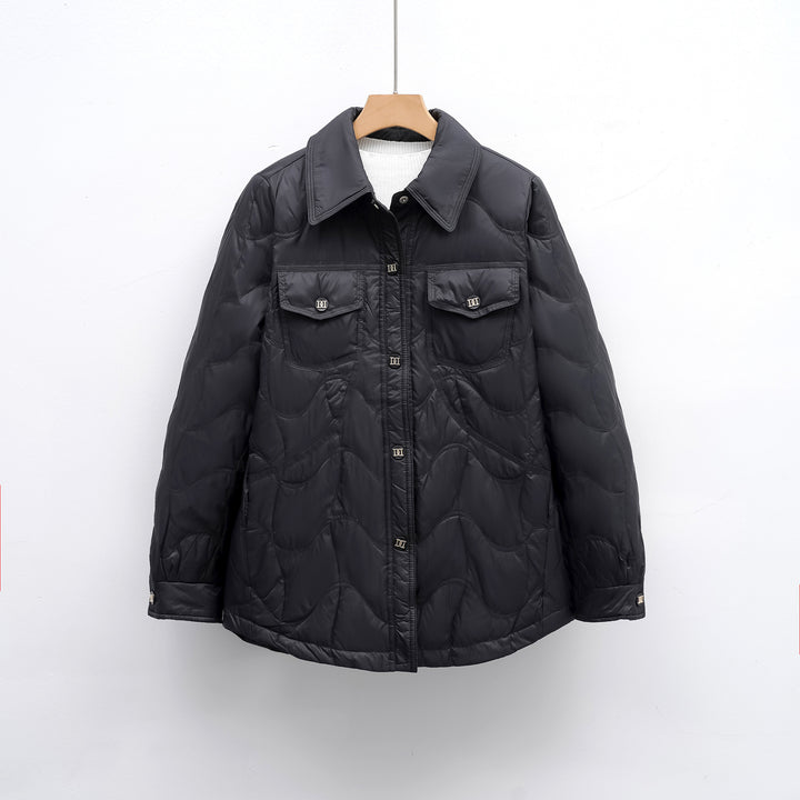 Damen gesteppte Outdoor-Jacke mit Taschen und bequemer Passform Mirla-Eva Jonsson