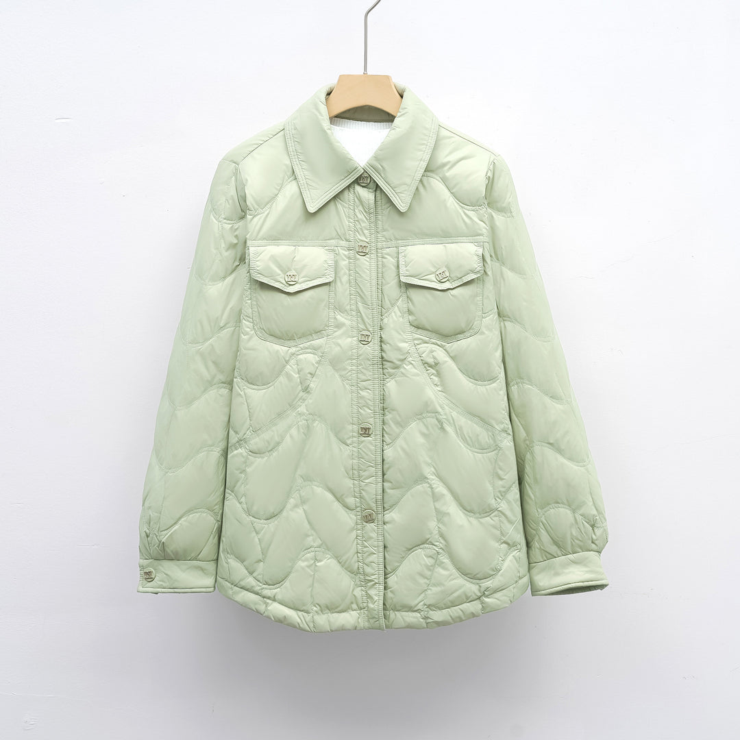 Damen gesteppte Outdoor-Jacke mit Taschen und bequemer Passform Mirla-Eva Jonsson