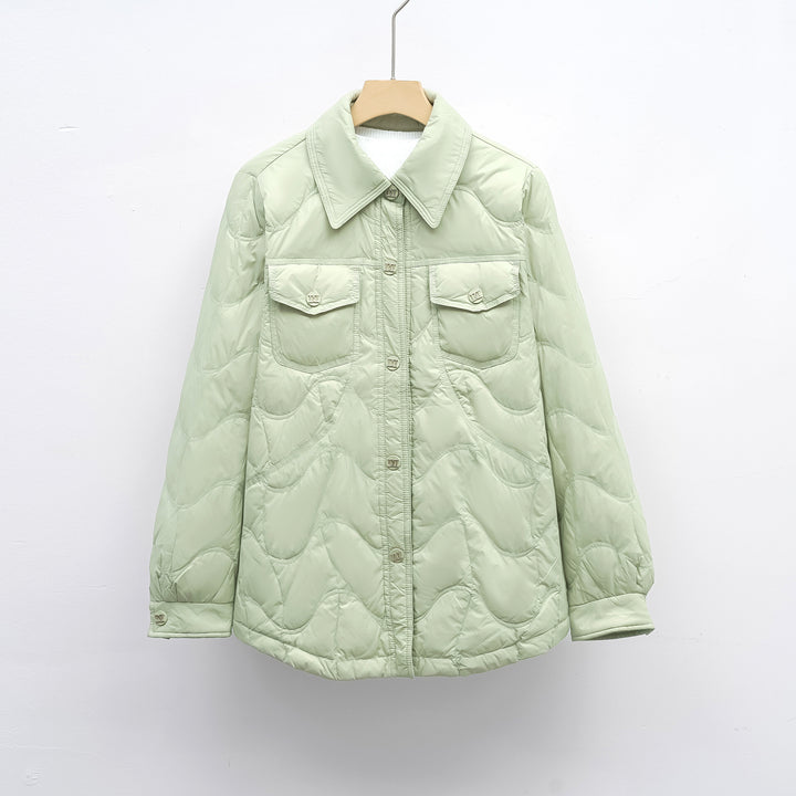 Damen gesteppte Outdoor-Jacke mit Taschen und bequemer Passform Mirla-Eva Jonsson