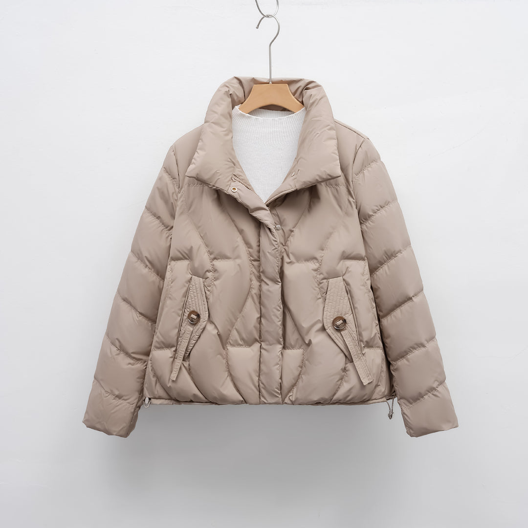 Damen gesteppte Winterjacke mit hochschließendem Kragen Mirla-Eva Jonsson