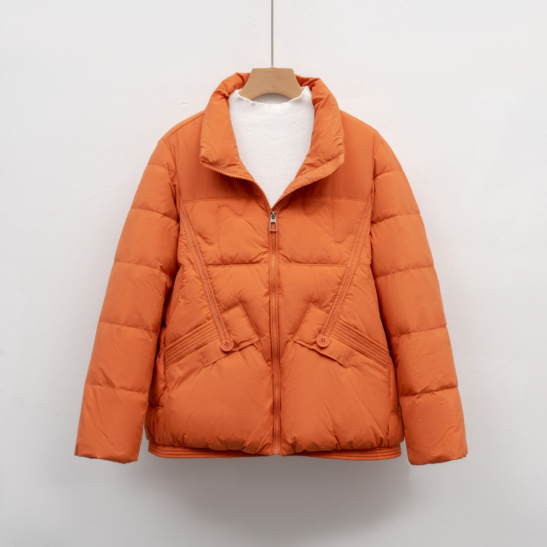 Damen gesteppte Winterjacke mit praktischen Taschen und hohem Kragen Mirla-Eva Jonsson