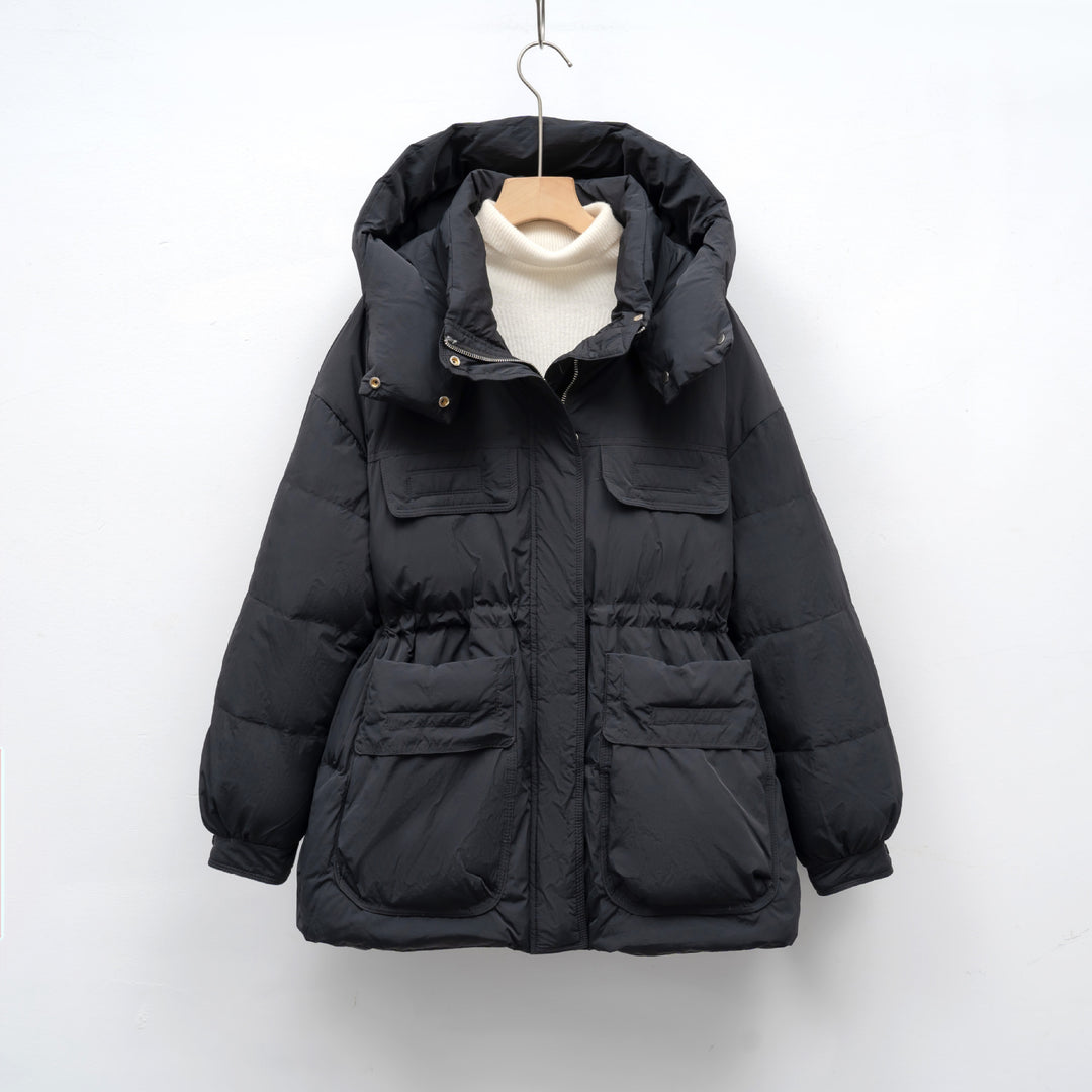 Damen gesteppte Winterjacke mit voluminösem Schnitt und praktischen Taschen Mirla-Eva Jonsson