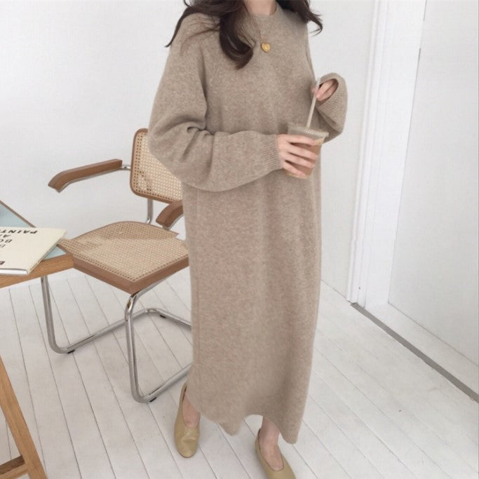 Damen gestricktes Oversized Kleid aus hochwertiger Wolle Mirla-Eva Jonsson