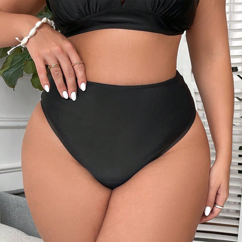 Damen högskuren bikiniunderdel med asymmetrisk design och eleganta cut-outs Mirla-Eva Jonsson